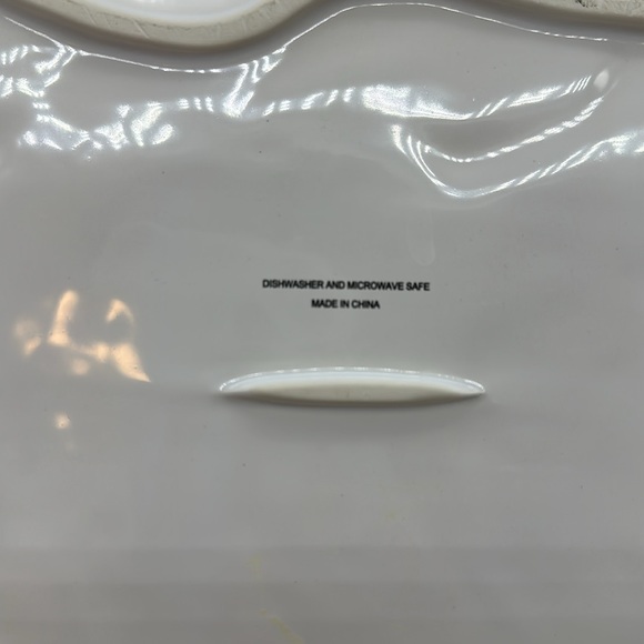 Seahorses Figural Embossed Terracotta/Ceramic Serving Plate/Platter - Picture 4 of 6